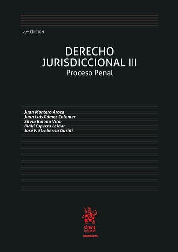 Derecho jurisdiccional III, de Varios autores | portada del libro