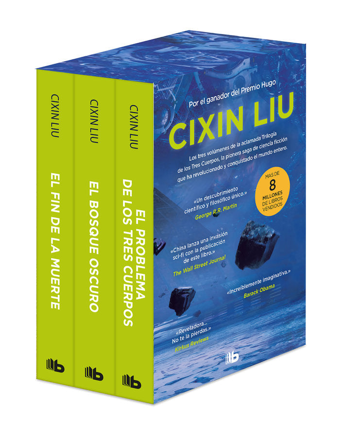 TRILOGIA DE LOS TRES CUERPOS (ESTUCHE CON: EL PROBLEMA DE LOS TRES CUERPOS / EL, de LIU | portada del libro