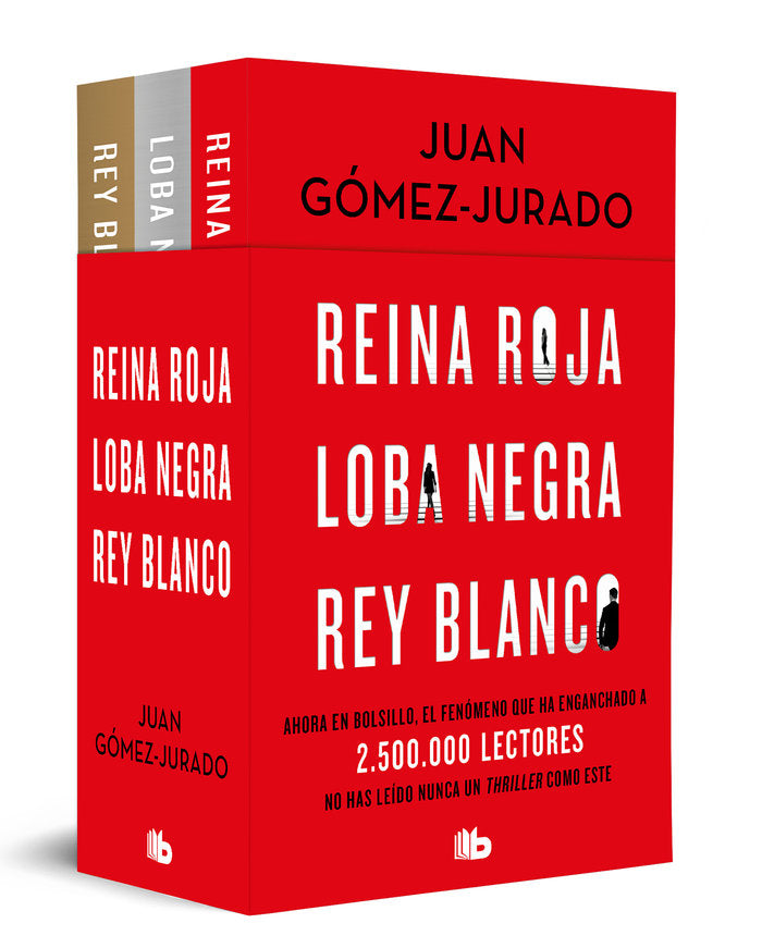 TRILOGIA REINA ROJA (PACK CON: REINA ROJA   LOBA NEGRA   REY BLANCO), de GOMEZ-JURADO, JUAN | portada del libro