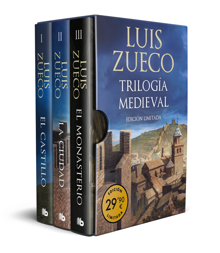 TRILOGIA MEDIEVAL. (ESTUCHE CON: EL CASTILLO   EL MONASTERIO   LA CIUDAD). EDIC, de ZUECO | portada del libro
