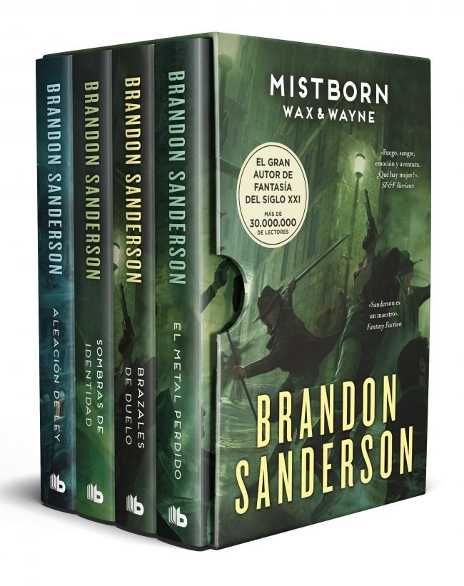 ESTUCHE WAX, de BRANDON SANDERSON | portada del libro