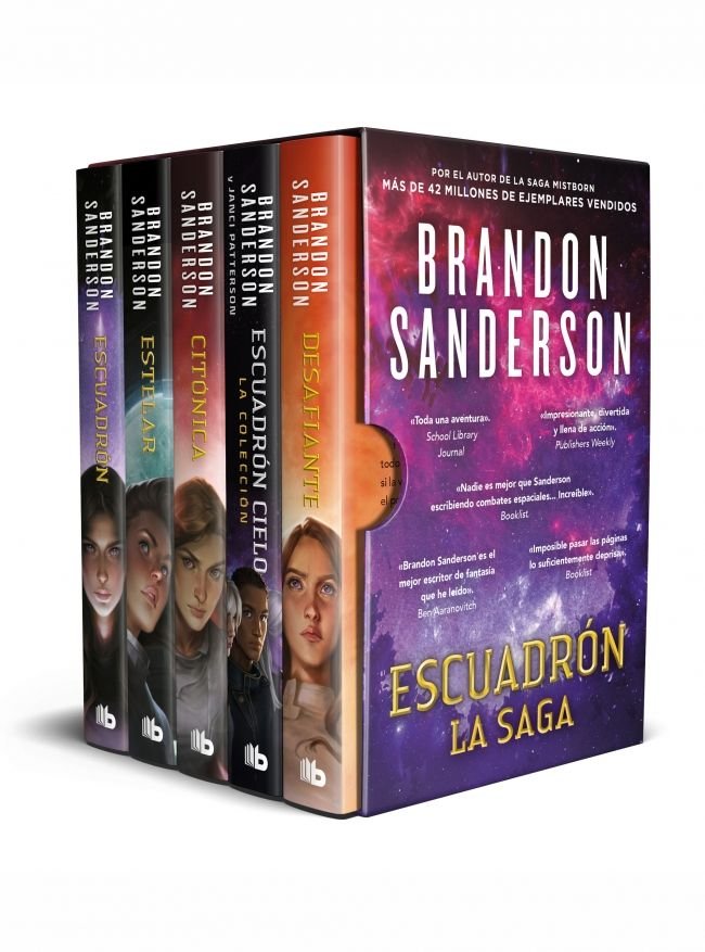 ESTUCHE ESCUADRON CONTIENE ESCUADRON ESTELAR CITONICA DESAFI, de BRANDON SANDERSON | portada del libro