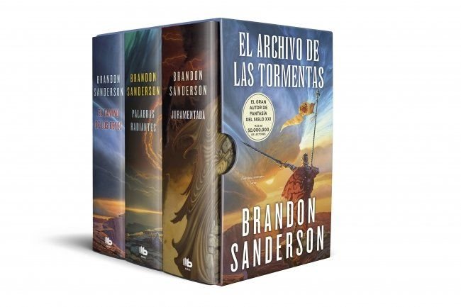 EL ARCHIVO DE LAS TORMENTAS (CONTIENE: EL CAMINO DE LOS REYES PALABRAS RADIANT, de SANDERSON, BRANDON | portada del libro