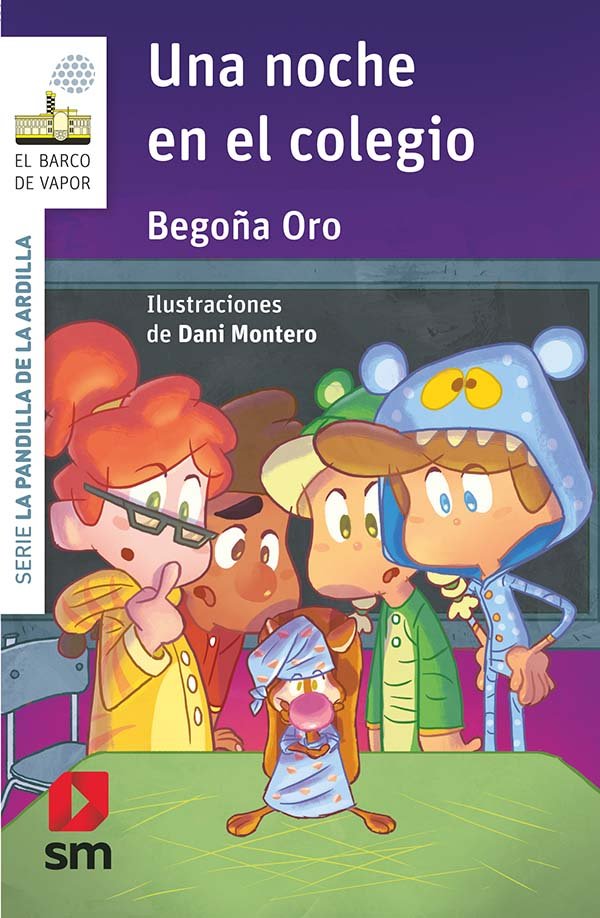 Una noche en el colegio, de Oro Pradera, Begon~a | portada del libro