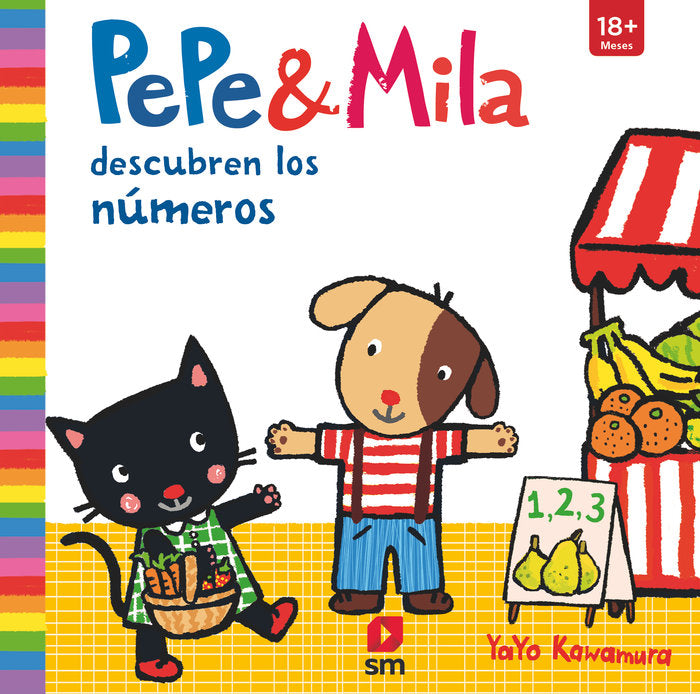 Pepe y Mila descubren los números, de Kawamura, Yayo | portada del libro