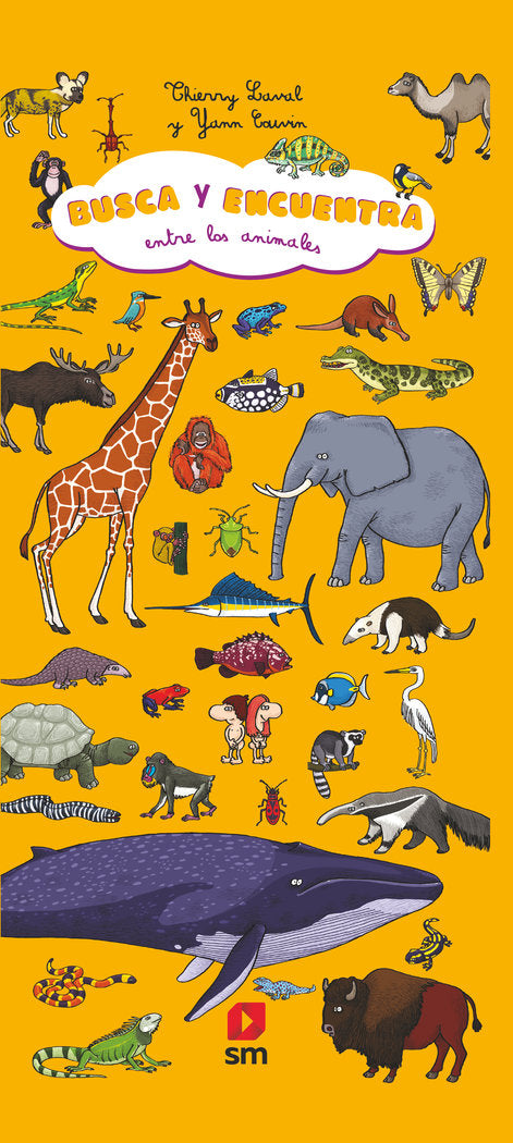 Busca y encuentra entre los animales, de Laval, Thierry | portada del libro