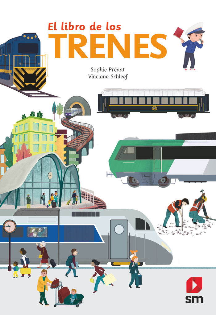 El libro de los trenes, de Pre´nat, Sophie | portada del libro