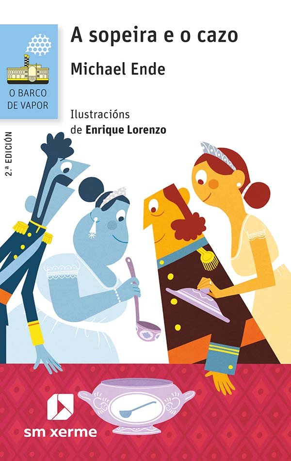 A sopeira e o cazo, de Ende, Michael | portada del libro