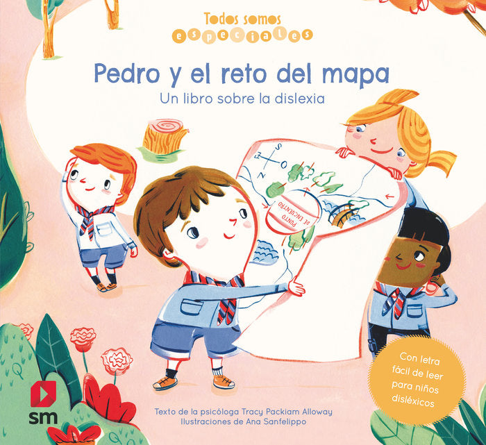 Pedro y el reto del mapa. Un libro sobre la dislexia, de Packiam Alloway, Tracy | portada del libro