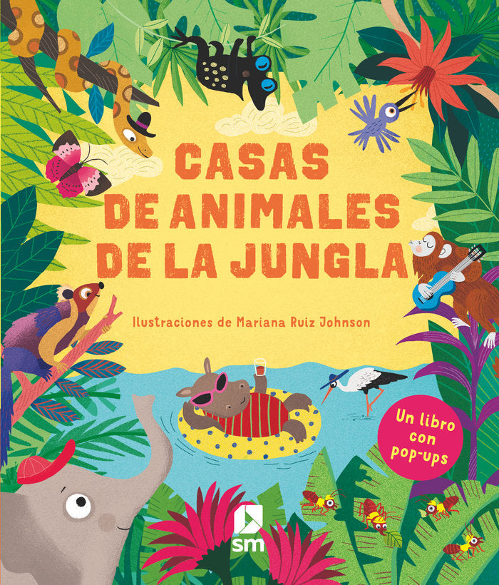 Casas de animales de la jungla, de Varios Autores, | portada del libro