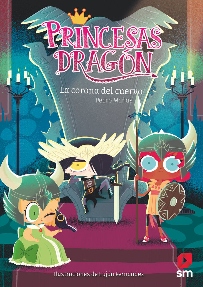 PRINCESAS DRAGON 12 LA CORONA DEL CUERVO, de MAÑAS ROMERO, PEDRO | portada del libro