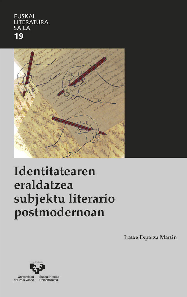 Identitatearen eraldatzea subjektu literario postmodernoan, de Esparza Martín, Iratxe | portada del libro