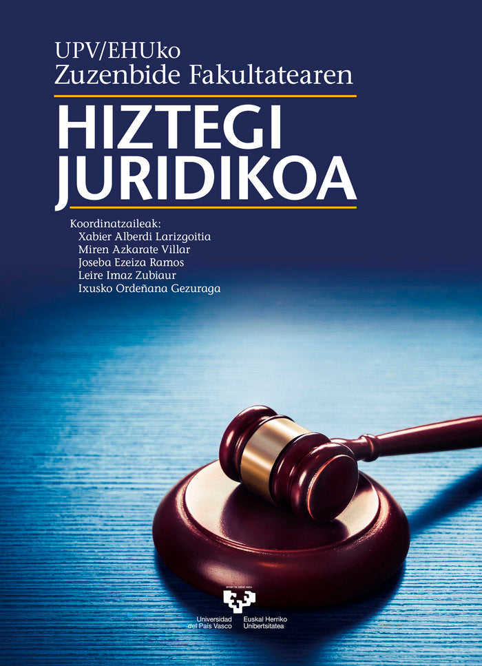 Hiztegi juridikoa | portada del libro