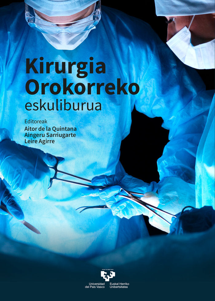 Kirurgia orokorreko eskuliburua | portada del libro