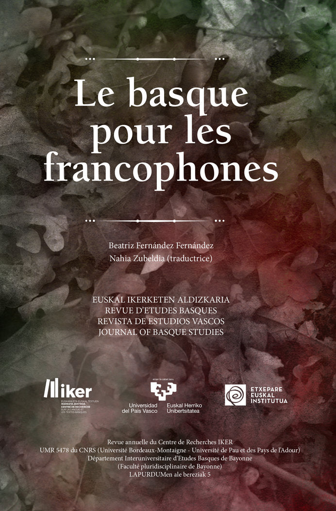 Le basque pour les francophones, de Fernández Fernández, Beatriz | portada del libro