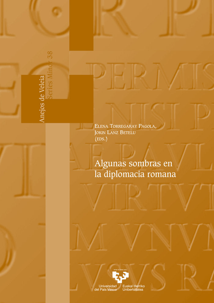 Algunas sombras en la diplomacia romana | portada del libro