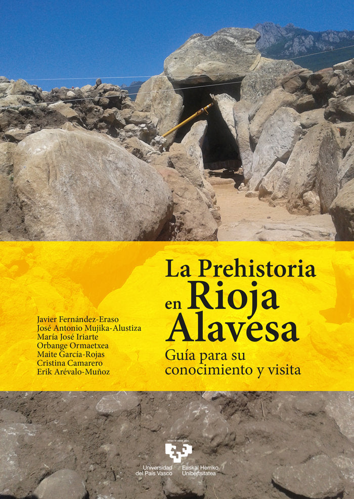 LA PREHISTORIA EN RIOJA ALAVESA, de FERNANDEZ ERASO, JAVIER | portada del libro