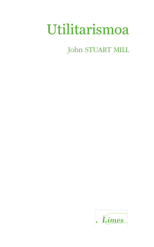 UTILITARISMOA, de MILL, JOHN STUART | portada del libro