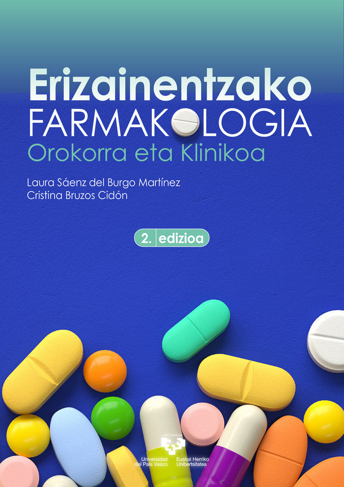 Erizainentzako farmakologia orokorra eta klinikoa, de SAENZ DEL BURGO MARTINEZ, LAURA | portada del libro