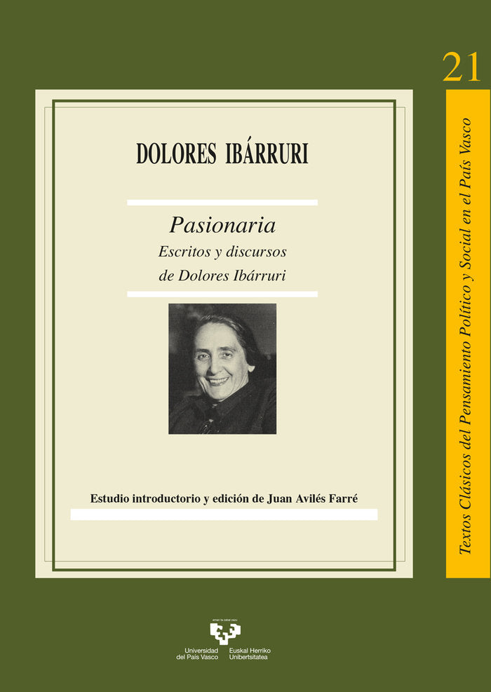 PASIONARIA ESCRITOS Y DISCURSOS DE DOLORES IBARRURI, de IBARRURI GOMEZ, DOLORES | portada del libro