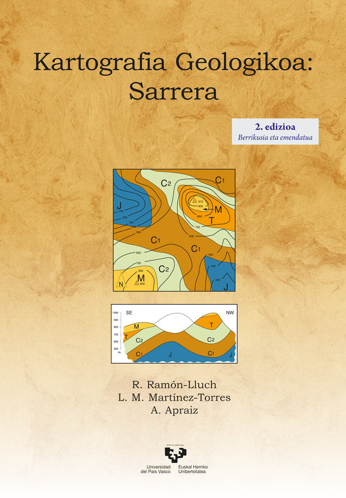 Kartografia geologikoa: sarrera. 2. edizioa, de RAMON LLUCH, RAFAEL | portada del libro