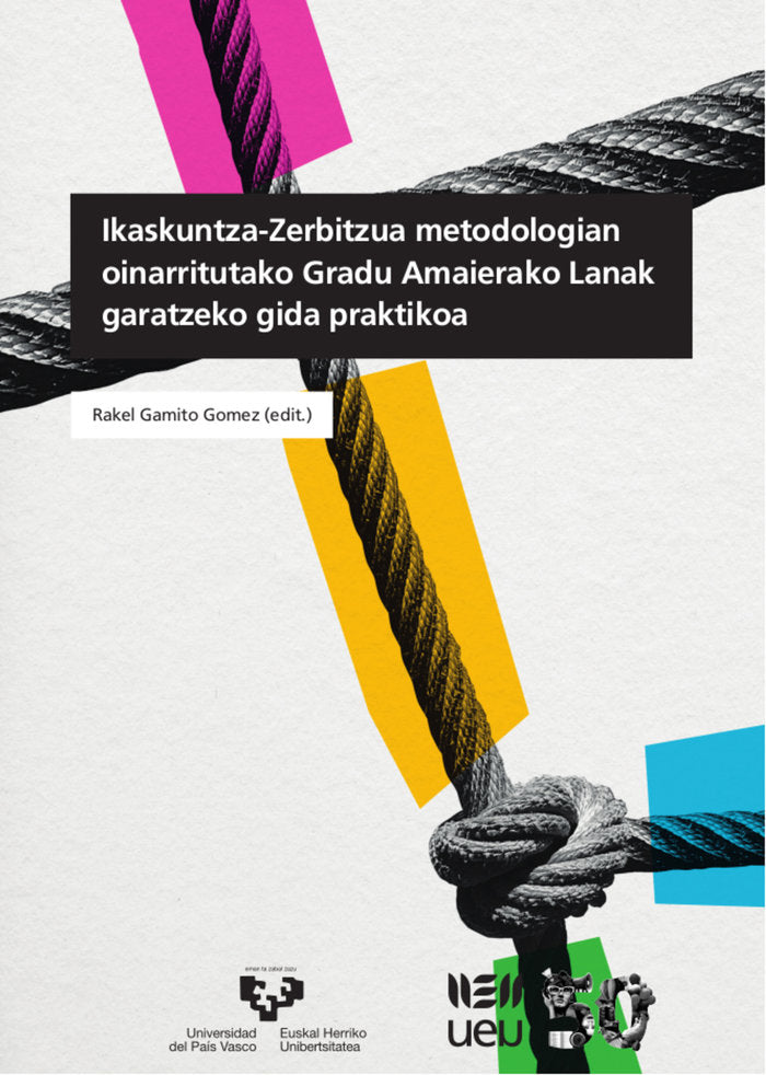 Ikaskuntza-Zerbitzua metodologian oinarritutako Gradu Amaierako Lanak garatzeko gida praktikoa | portada del libro