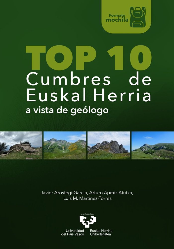 TOP 10 CUMBRES FORMATO MOCHILA | portada del libro