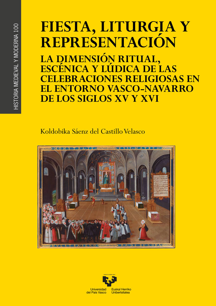 FIESTA, LITURGIA Y REPRESENTACIUN. LA DIMENSIUN RITUAL, ESCANICA Y LúDICA DE LAS, de SÇENZ DEL CASTILLO VELASCO | portada del