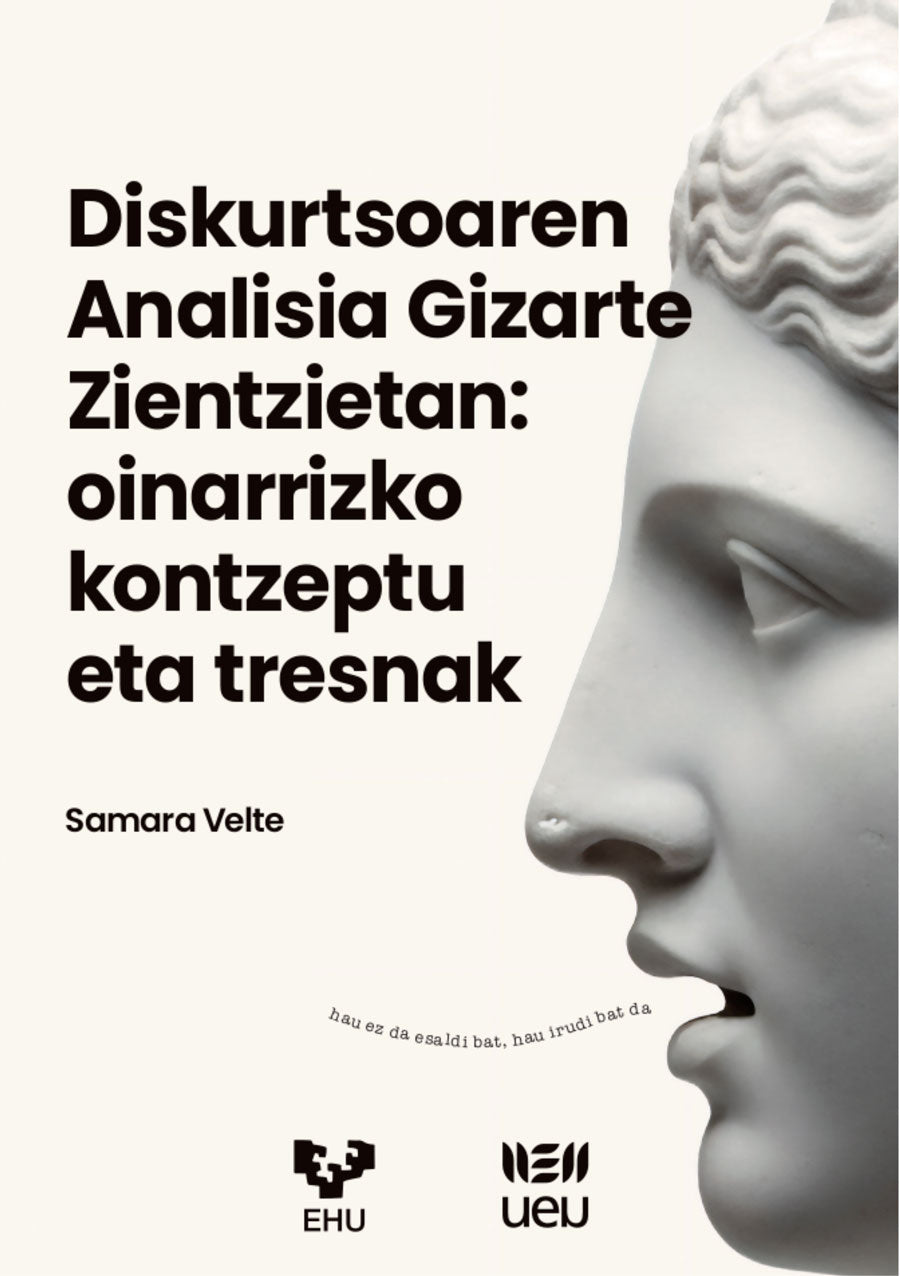 DISKURTSOAREN ANALISIA GIZARTE ZIENTZIETAN: OINARRIZKO KONTZEPTU ETA TRESNAK, de VELTE | portada del libro