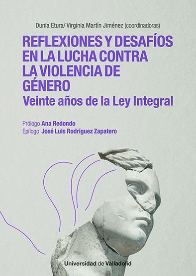 REFLEXIONES Y DESAFIOS EN LA LUCHA CONTRA LA VIOLENCIA DE GENERO: VEINTE AÑOS DE | portada del libro
