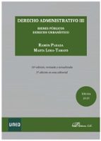 Derecho Administrativo III, de Ramón Parada | portada del libro