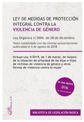 Ley orgánica 1/2004, de 28 de diciembre, de medidas de protección integral contra la violencia de gé, de VV.AA. | portada del