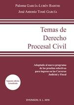 Temas de Derecho Procesal Civil, de García-Lubén Barthe, Paloma | portada del libro