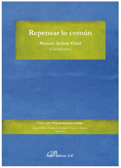 Repensar lo común, de ARTIME OMIL | portada del libro
