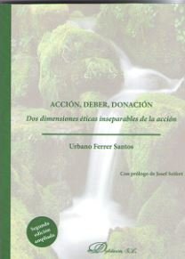 Acción, deber, donación, de Ferrer Santos, Urbano | portada del libro