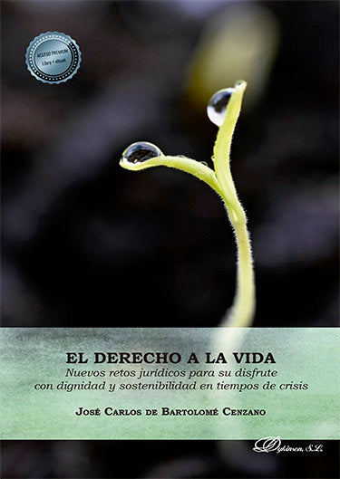 El derecho a la vida, de Bartolomé Cenzano, José Carlos de | portada del libro