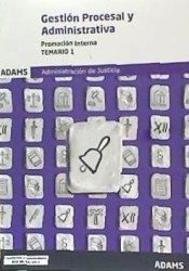 Temario 1 Gestión Procesal y Administrativa, promoción interna, de Varios autores | portada del libro