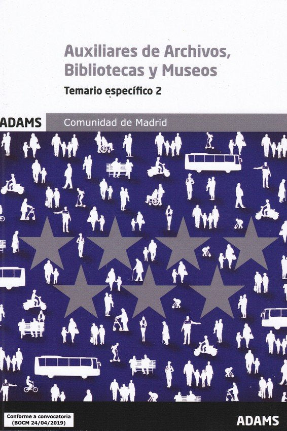 Temario específico 2 Escala de Auxiliares de Archivos, Bibliotecas y Museos. Comunidad de Madrid, de Varios autores | portada