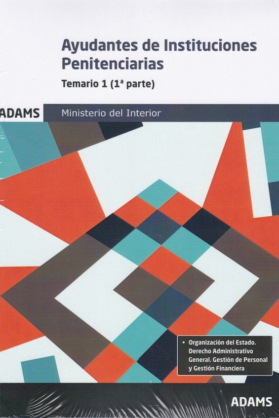Temario 1 Ayudantes de Instituciones Penitenciarias, de AA.VV. | portada del libro