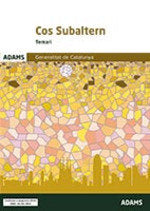 Temari Cos Subaltern Generalitat de Catalunya, de Varios autores | portada del libro