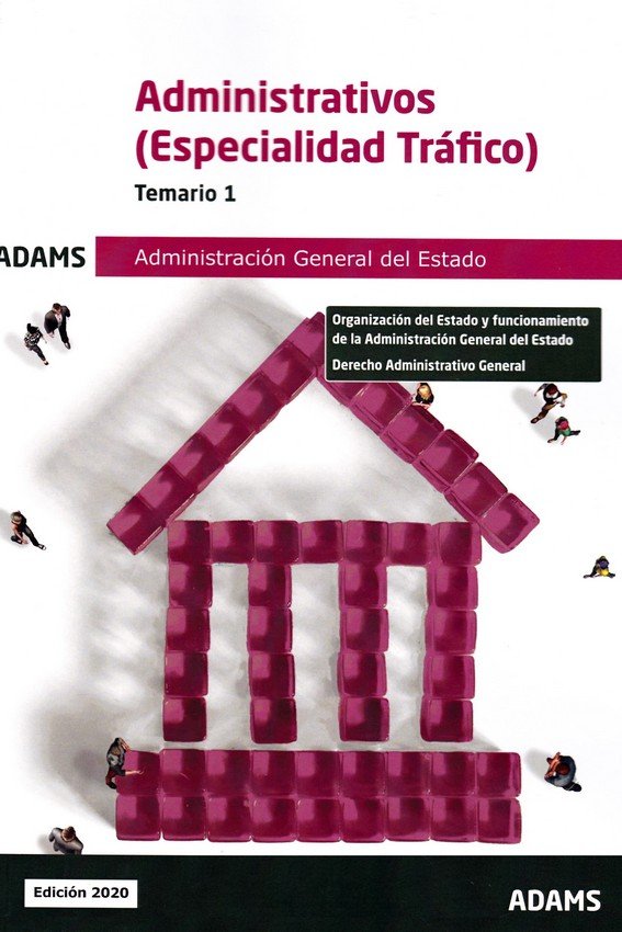 Temario 1 Administrativos (Especialidad Tráfico) Administración General del Estado, de Varios autores | portada del libro