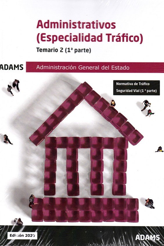 Temario 2 Administrativos de la Administración General del Estado, especialidad Tráfico, de Varios autores | portada del libr
