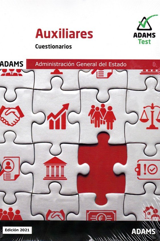 CUESTIONARIOS AUXILIARES ADMINISTRACION GENERAL DEL ESTADO, de AA.VV. | portada del libro