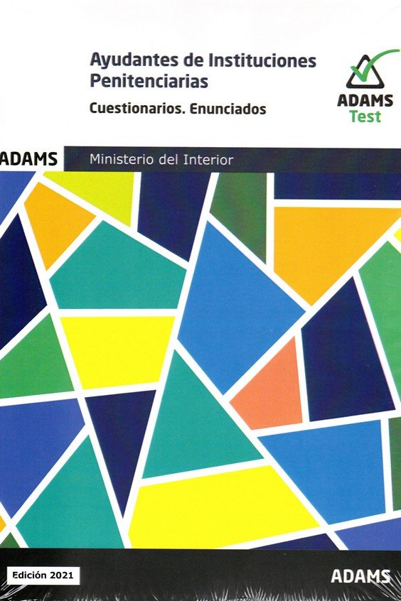 CUESTIONARIOS ENUNCIADOS AYUDANTES DE INSTITUCIONES PENITENCIARIA | portada del libro