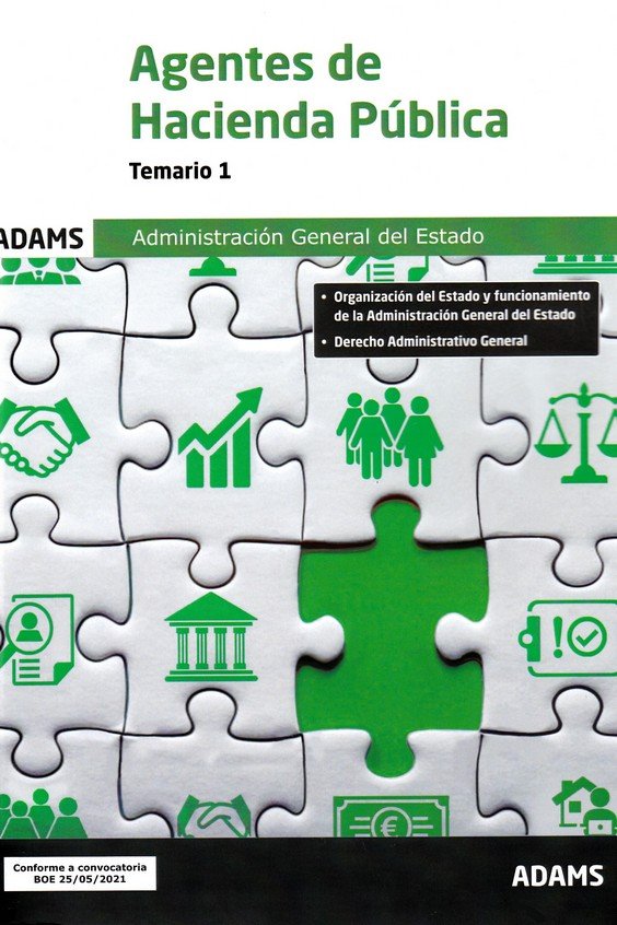 AGENTES DE HACIENDA PUBLICA - TEMARIO 1, de VV.AA. | portada del libro