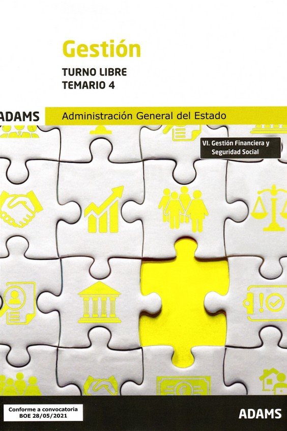 GESTION ( TURNO LIBRE) - TEMARIO 4, de VV.AA. | portada del libro