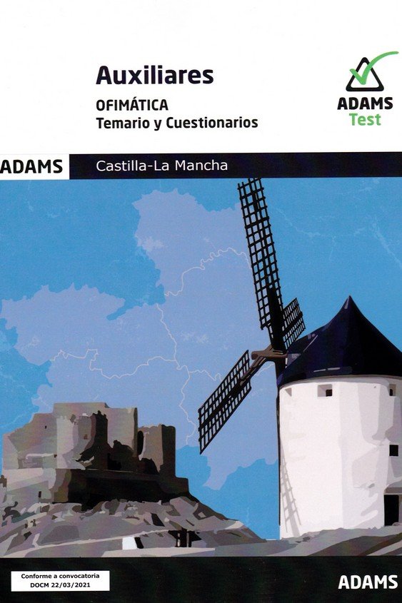 AUXILIARES (OFIMATICA) TEMARIO Y CUESTIONARIOS | portada del libro