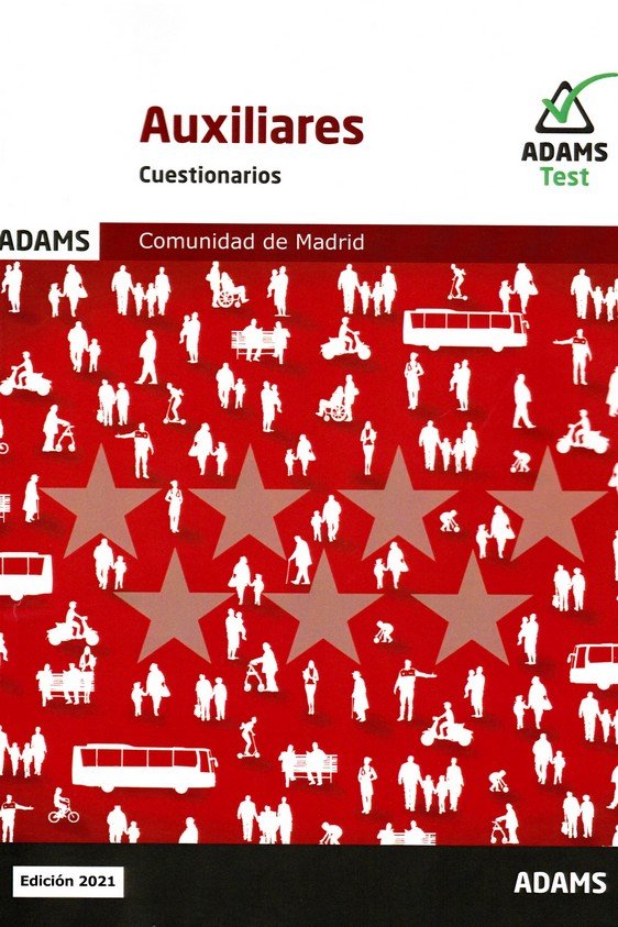 AUXILIARES - CUESTIONARIOS ( COMUNIDAD DE MADRID), de VV.AA. | portada del libro