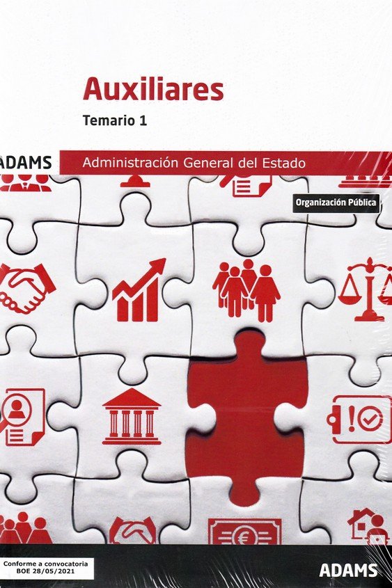 AUXILIARES - TEMARIO 1, de VV.AA. | portada del libro