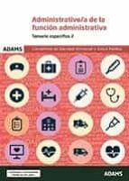 TEMARIO ESPECIFICO 2 ADMINISTRATIVO/A FUNCION ADMINIST, de Varios autores | portada del libro